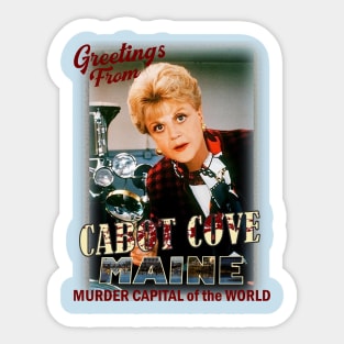 Murder She Wrote || Cabot Cove Sticker